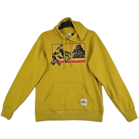 Coors Banquet Rodeo Two Sided Print Hoodie Cowboy Golden, CO Men's Size M NWOT. - Picture 1 of 15